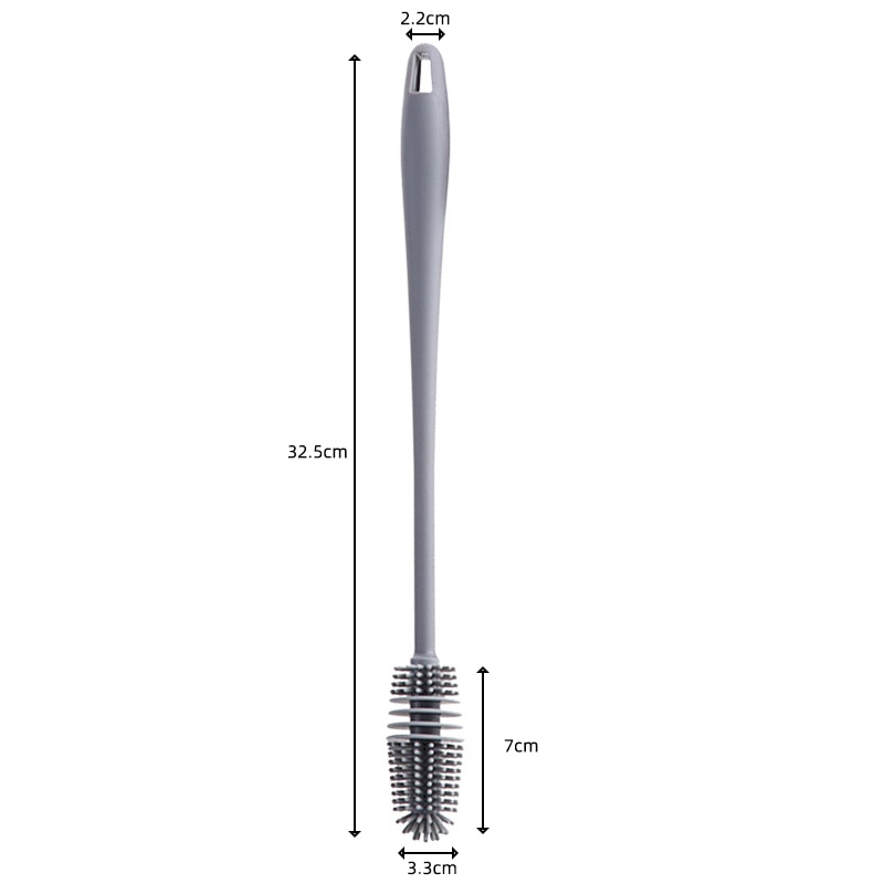 Escova de Silicone com Cabo Longo para Vidros