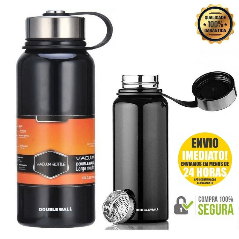 Garrafa Térmica Quente e Frio 1200ml Aço Inox A Vácuo